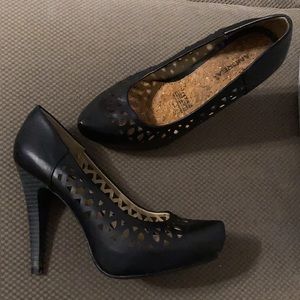 Black heels from Andre
